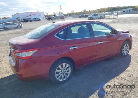 2015 Nissan Sentra Sv из США, поврежденный, VIN 3N1AB7AP2FL670425